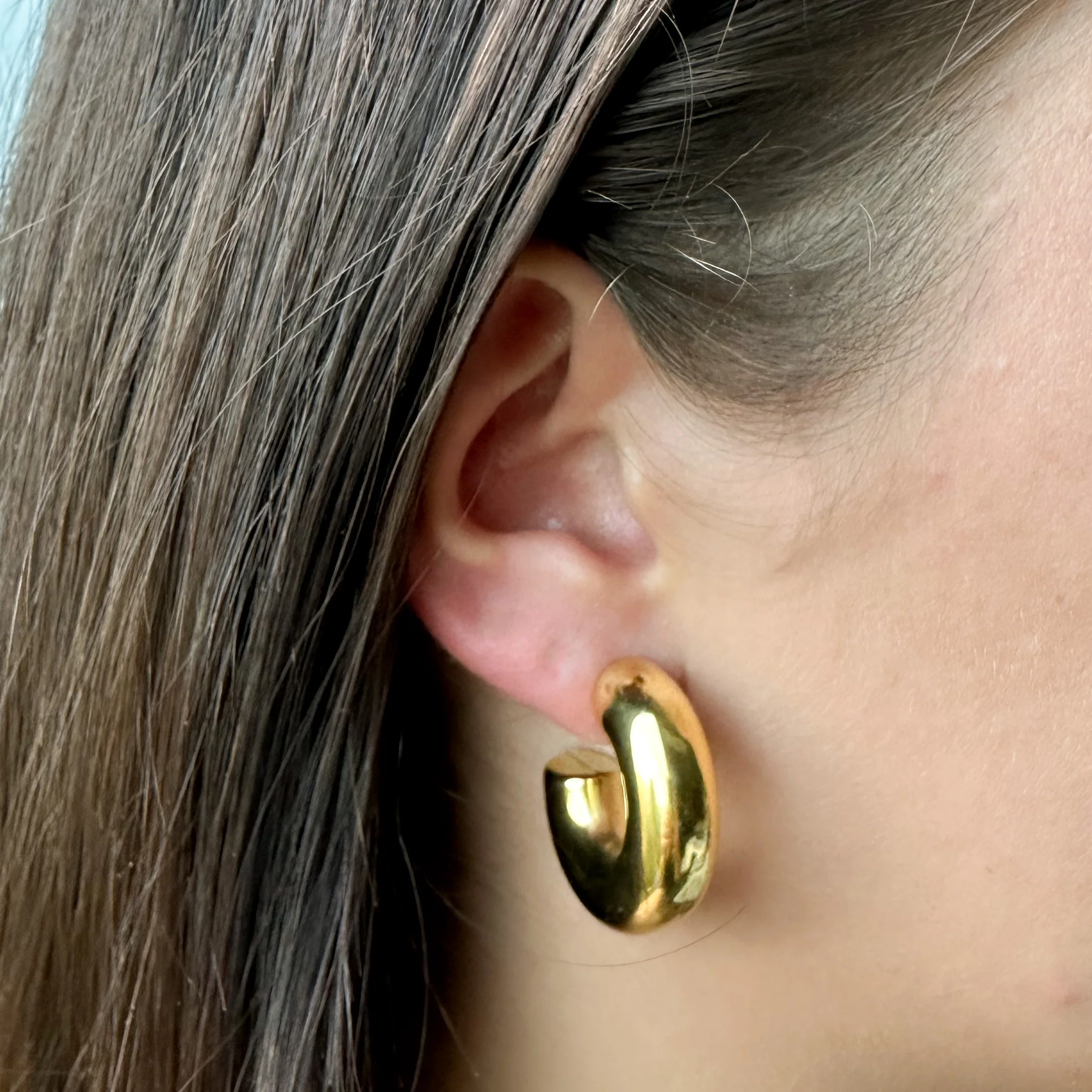 ARIA HOOPS GOLD - Image 3