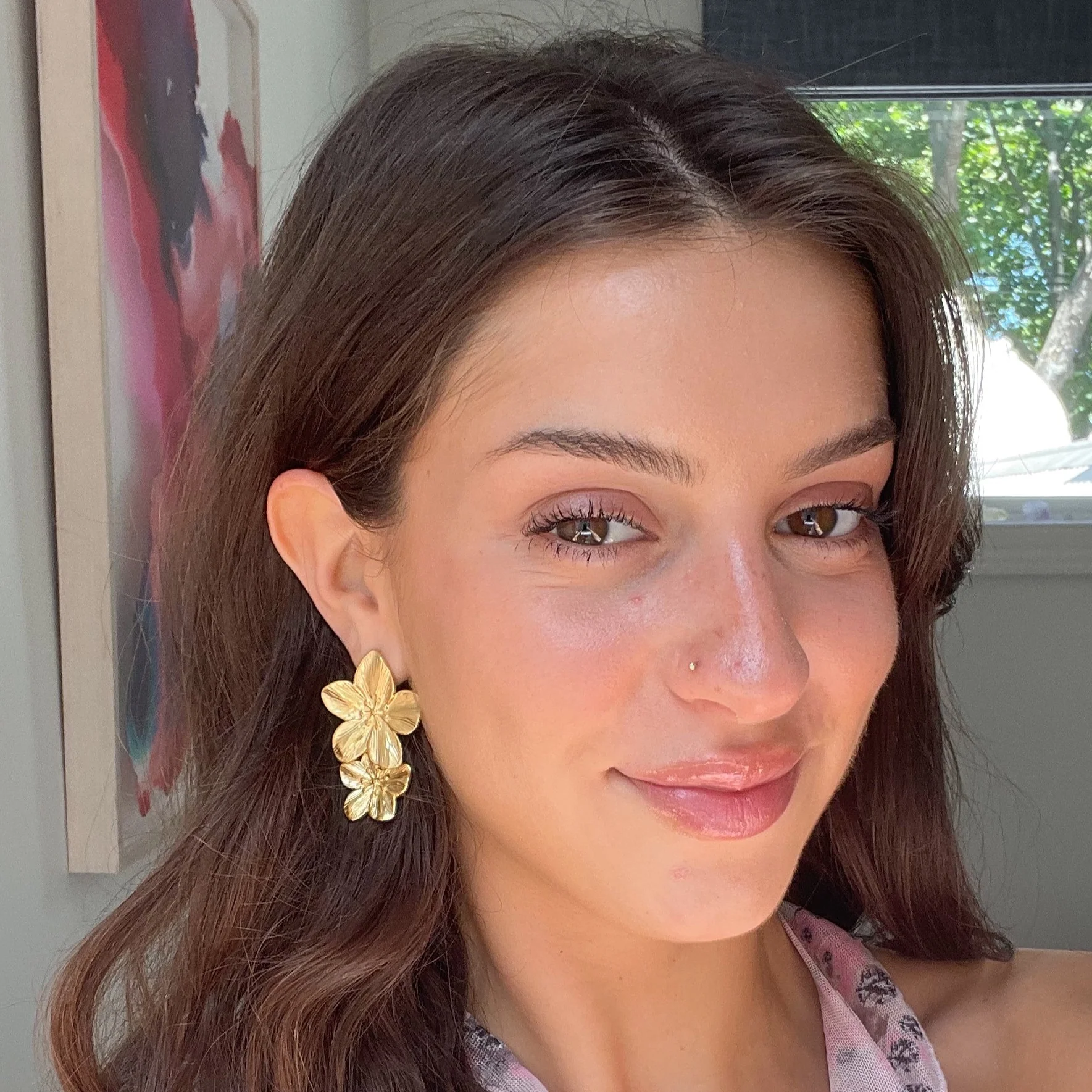 HIBISCUS EARRINGS - Image 3