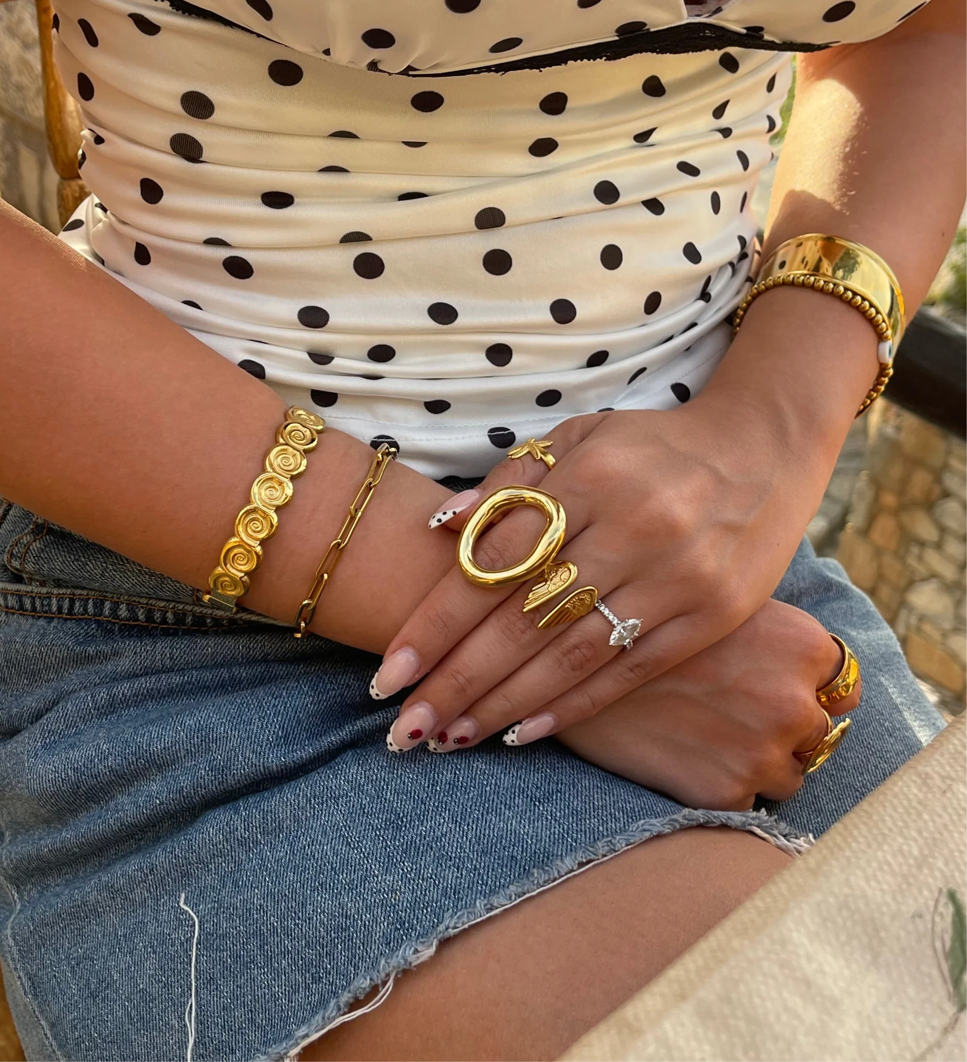 CHAIN LINK BRACELET GOLD - Image 3