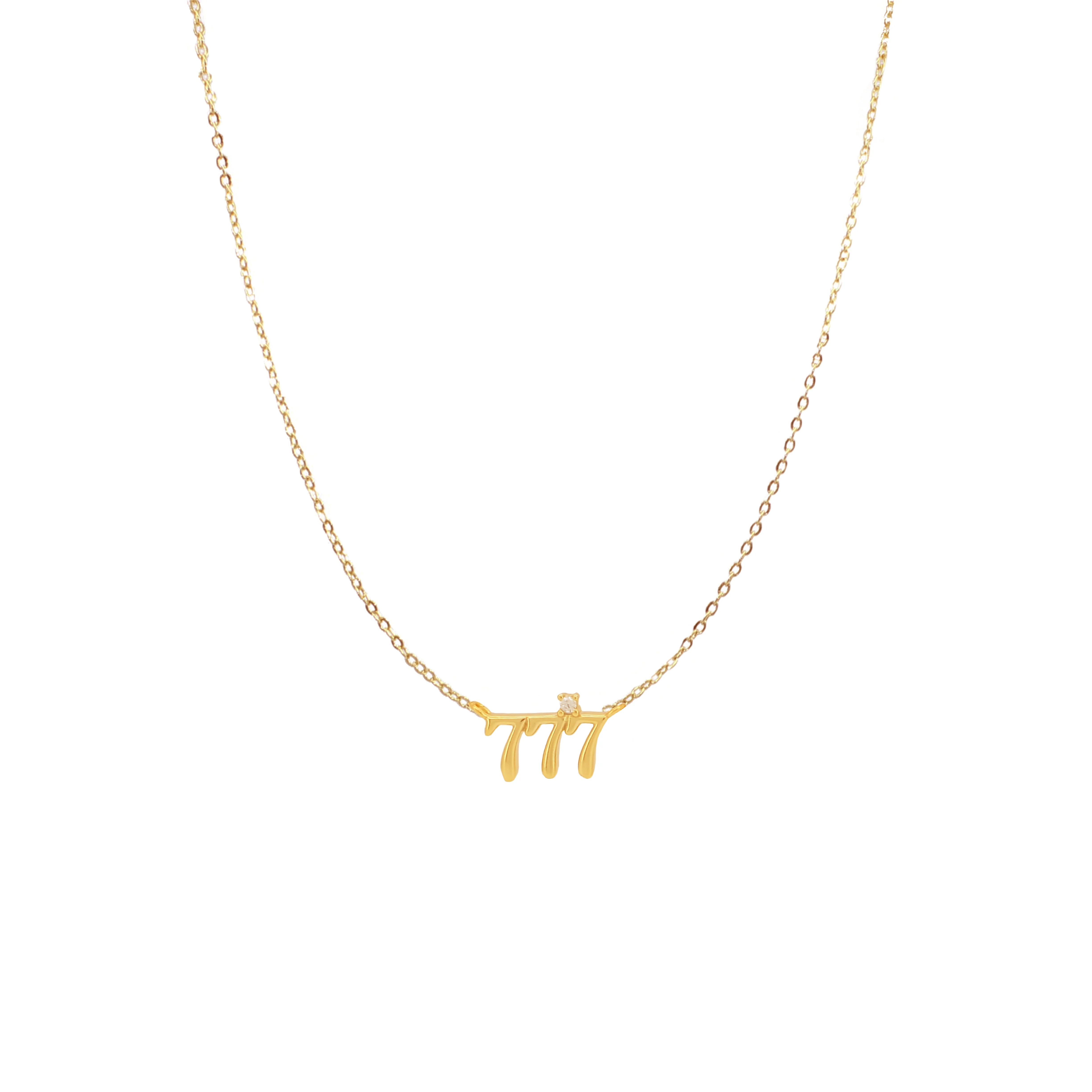 CRYSTAL ANGEL NUMBER NECKLACE - Image 6