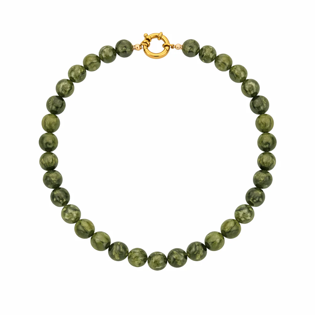VERDE BEADED NECKLACE