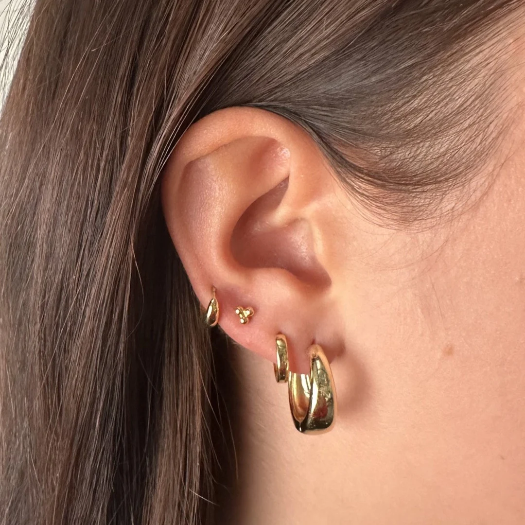 NATALIE HOOPS GOLD - Image 3