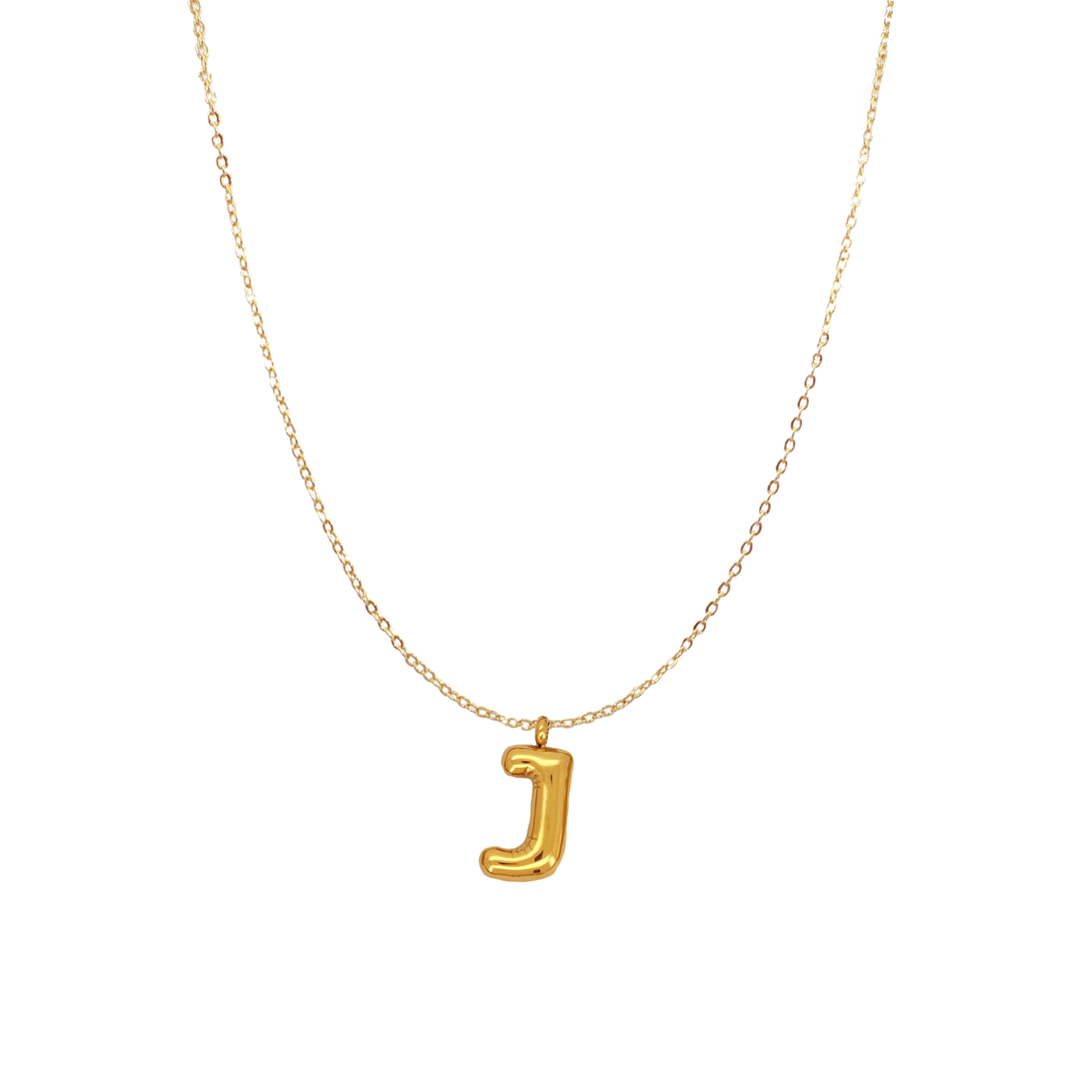 PUFFY INITIAL NECKLACE - Image 14