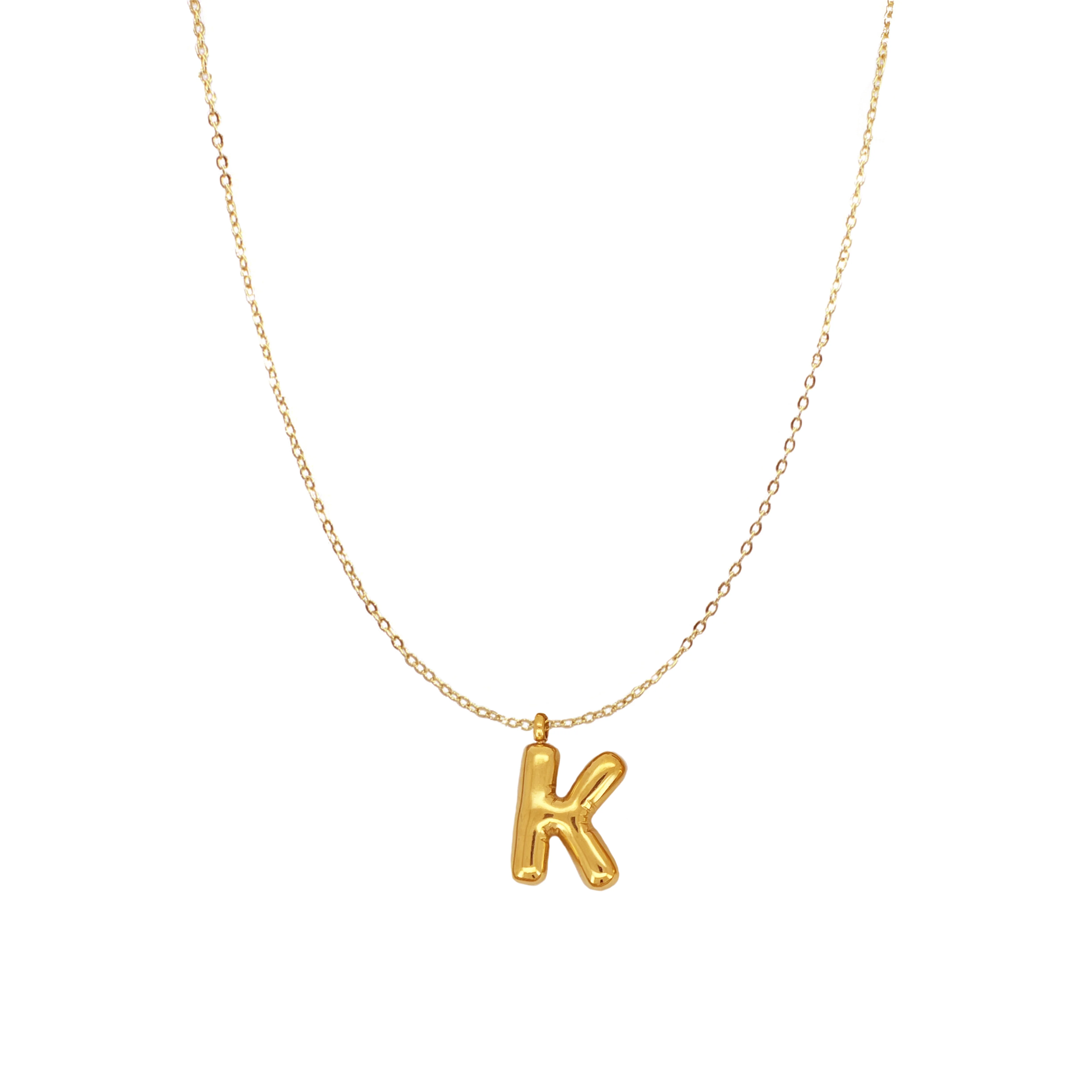 PUFFY INITIAL NECKLACE - Image 15