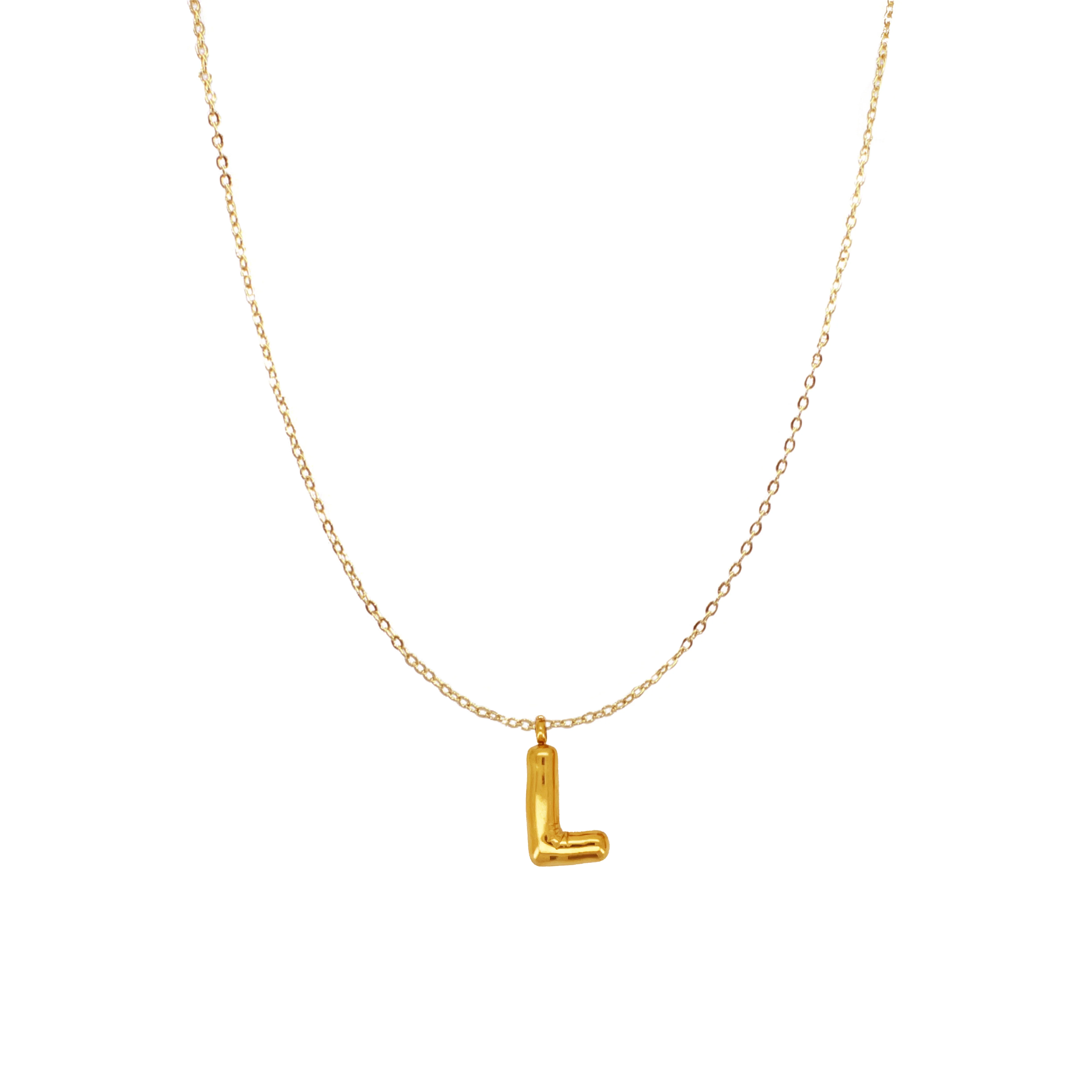 PUFFY INITIAL NECKLACE - Image 16