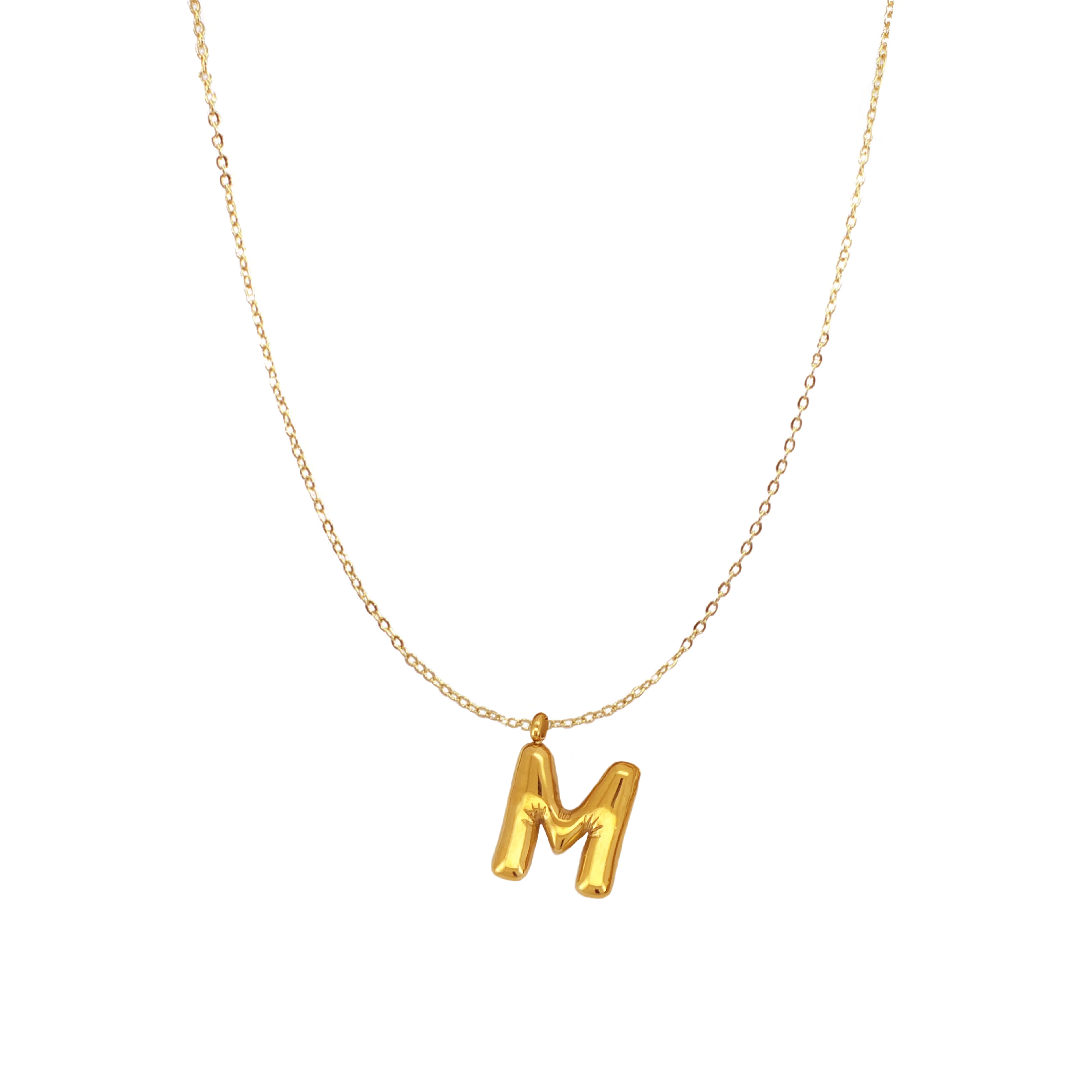 PUFFY INITIAL NECKLACE - Image 17