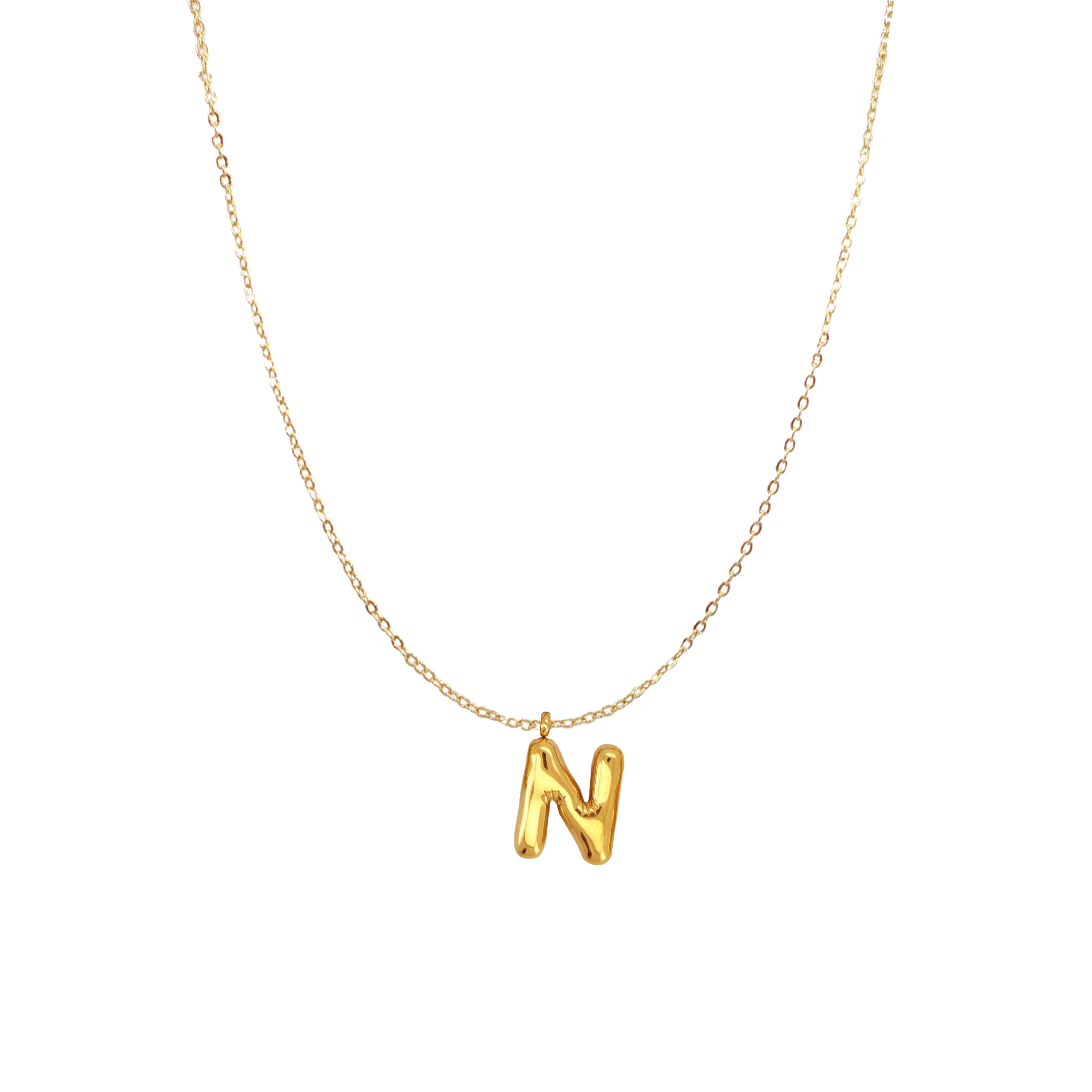 PUFFY INITIAL NECKLACE - Image 18