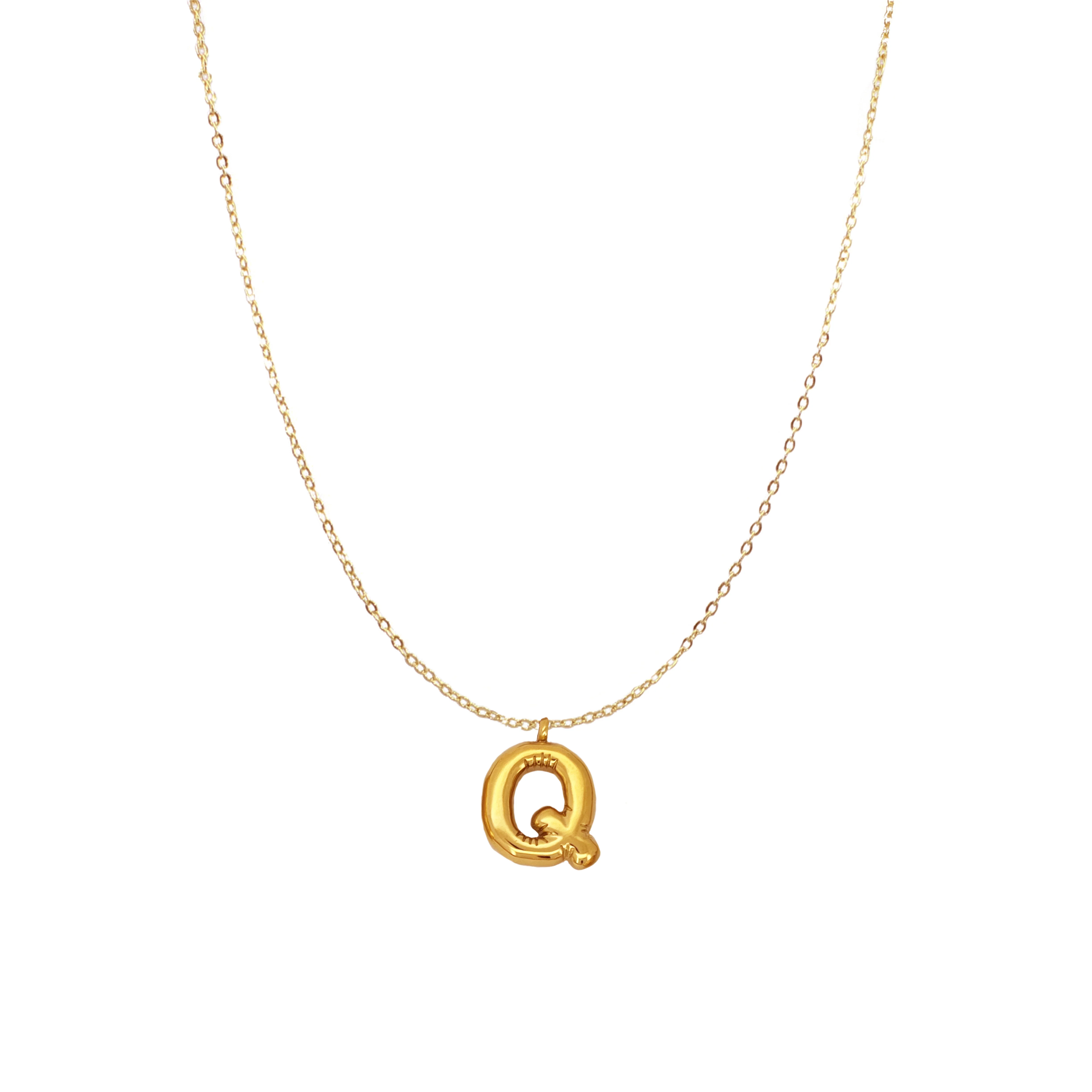 PUFFY INITIAL NECKLACE - Image 21