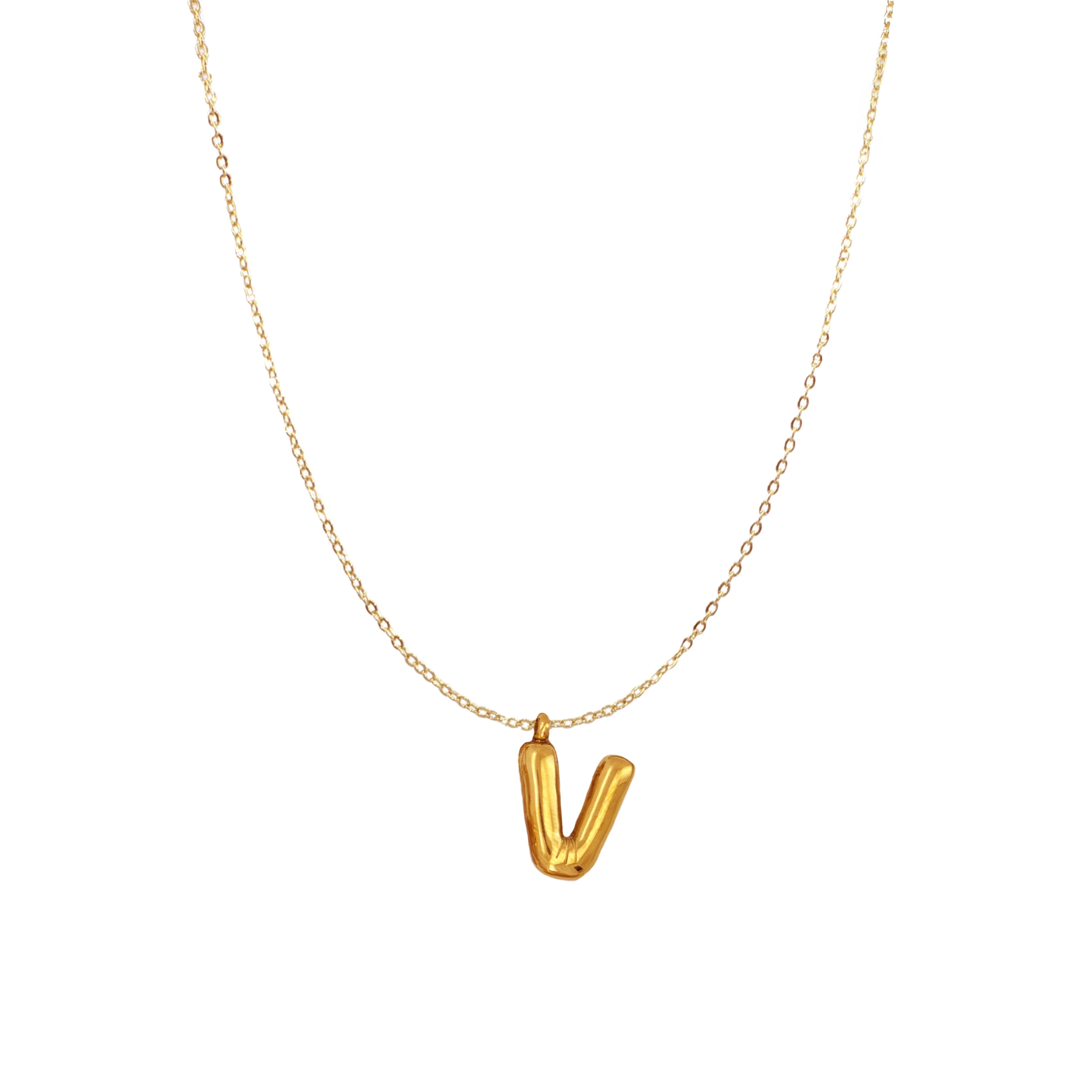 PUFFY INITIAL NECKLACE - Image 26