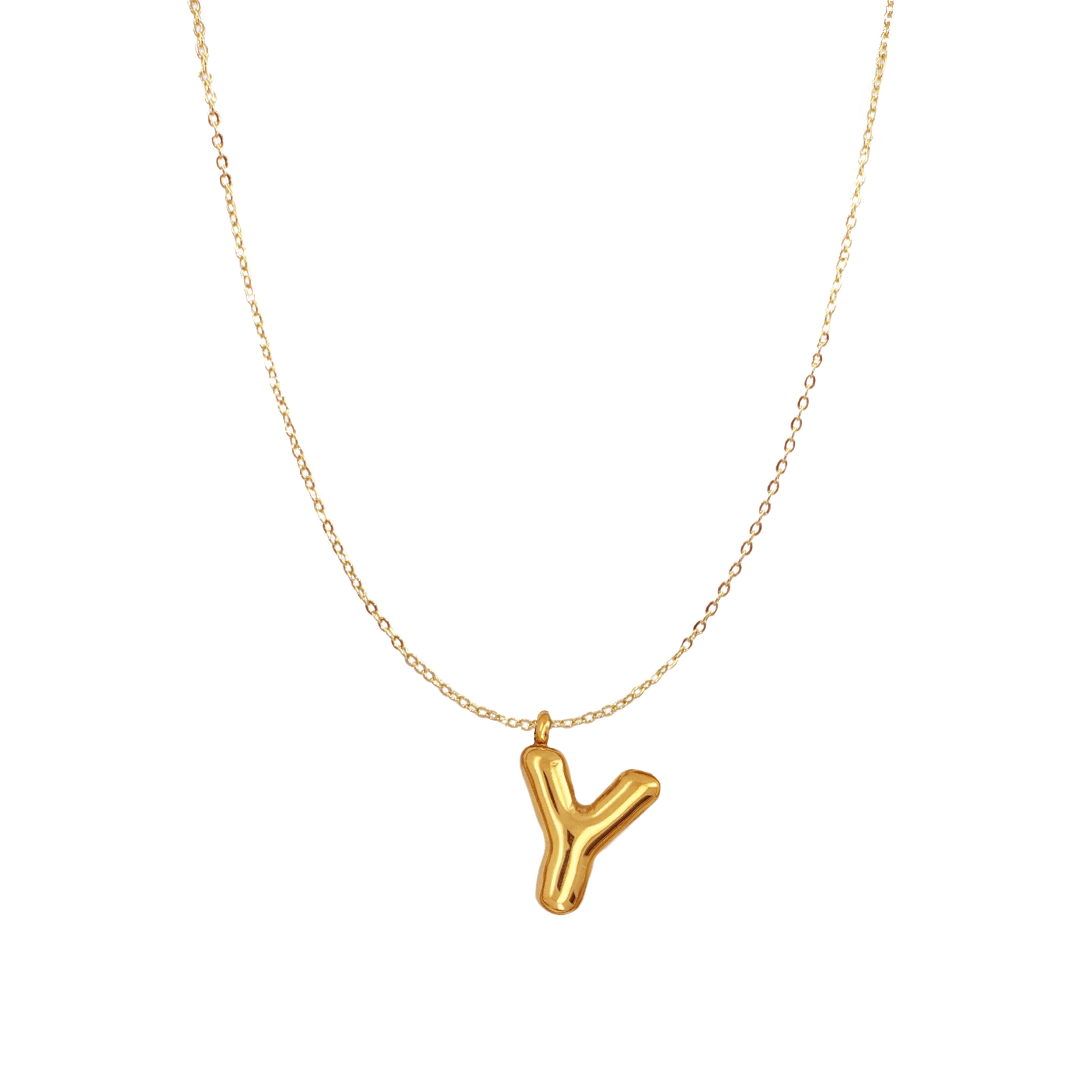 PUFFY INITIAL NECKLACE - Image 29