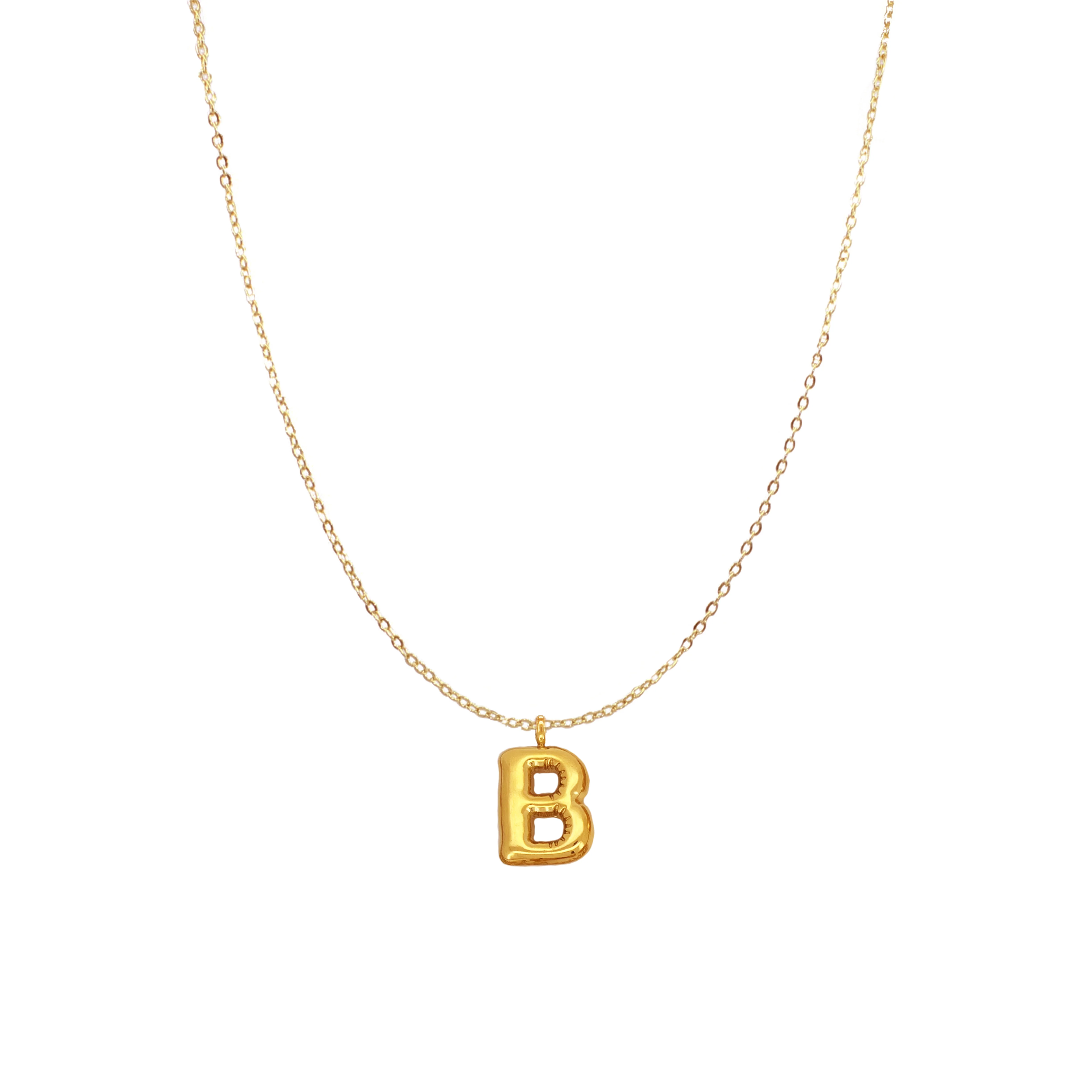 PUFFY INITIAL NECKLACE - Image 6
