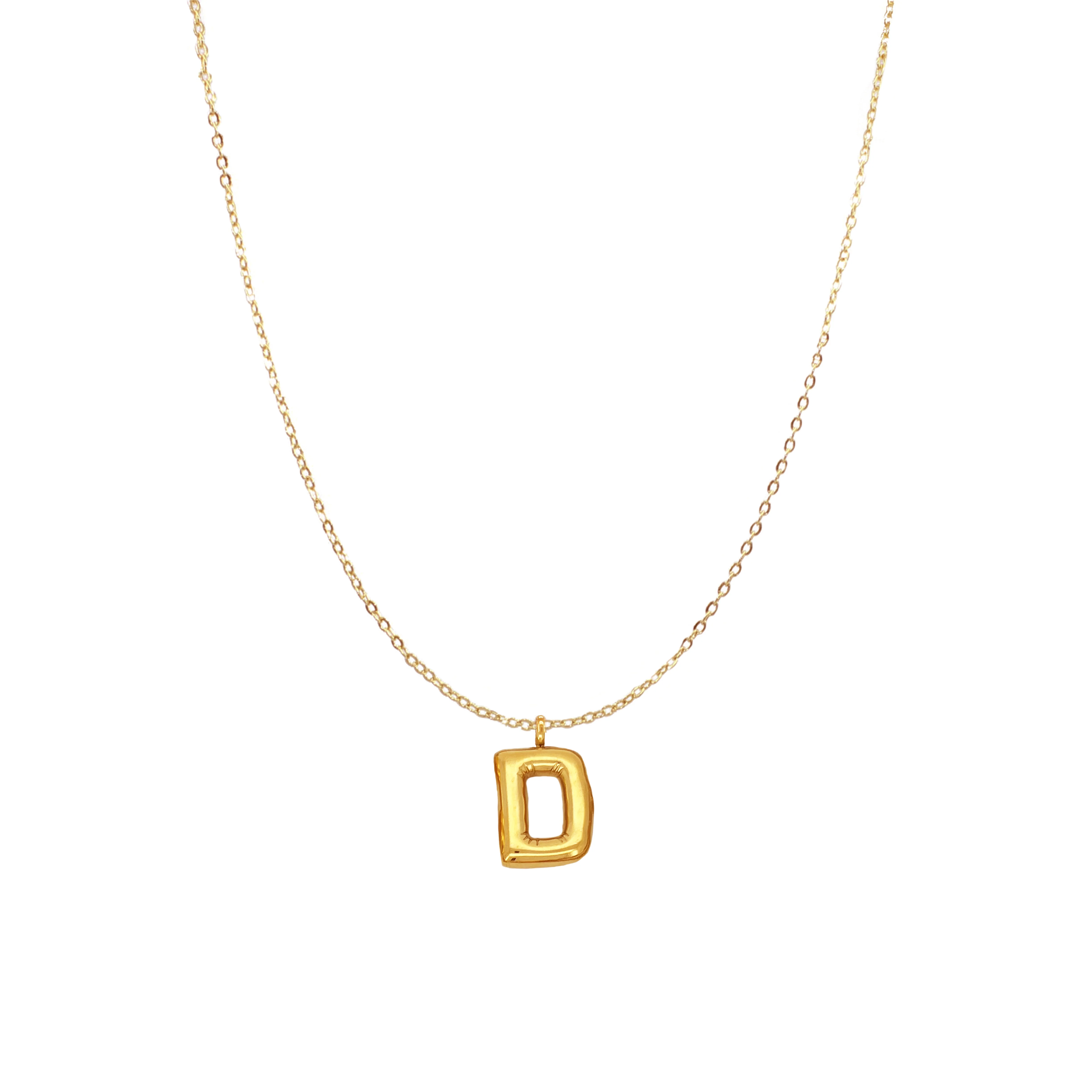 PUFFY INITIAL NECKLACE - Image 8
