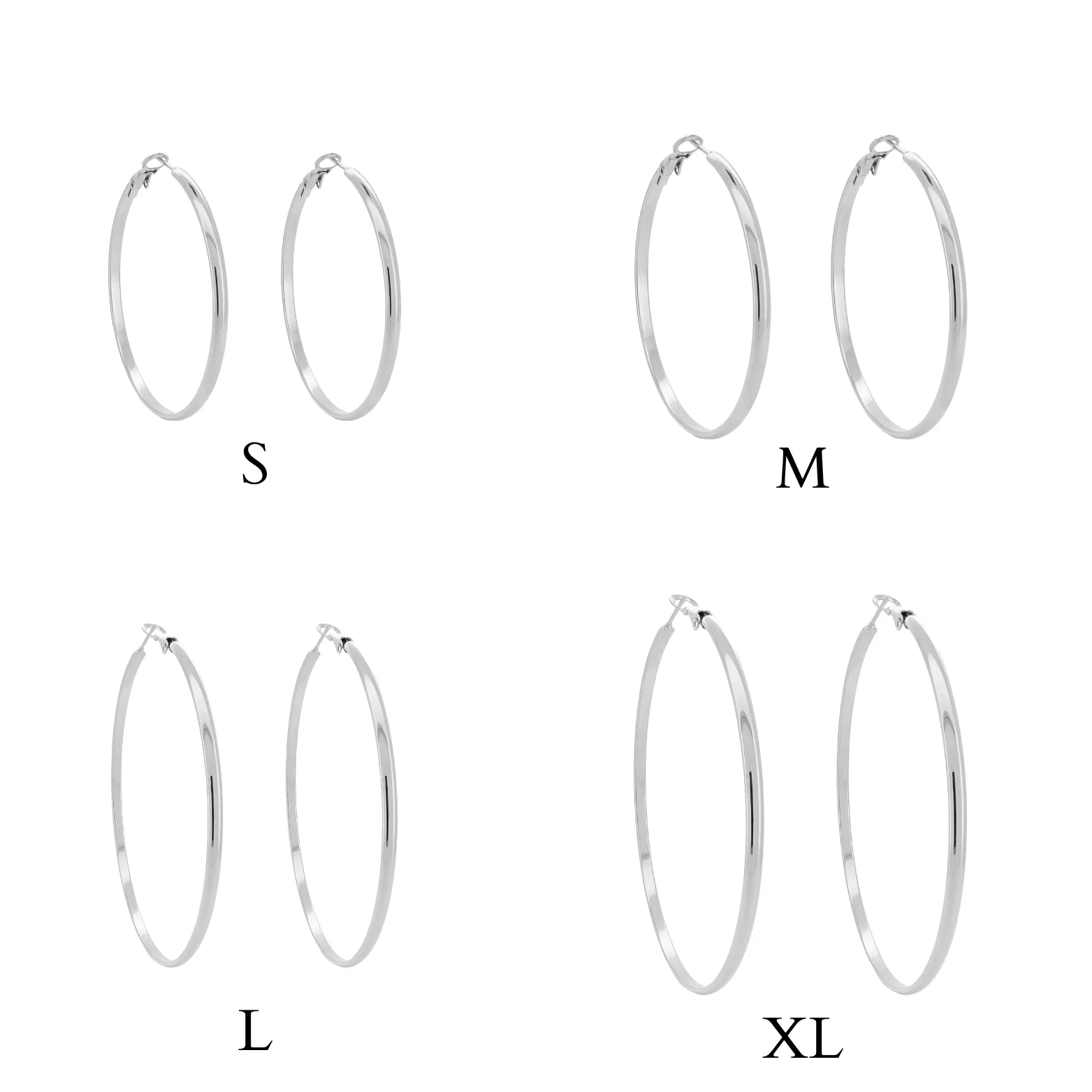 SOLEIL HOOPS SILVER - Image 6