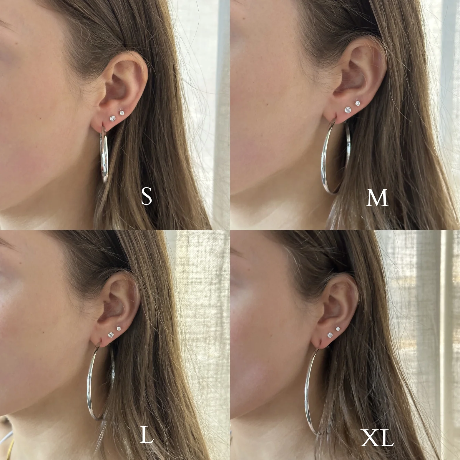 SOLEIL HOOPS SILVER - Image 7