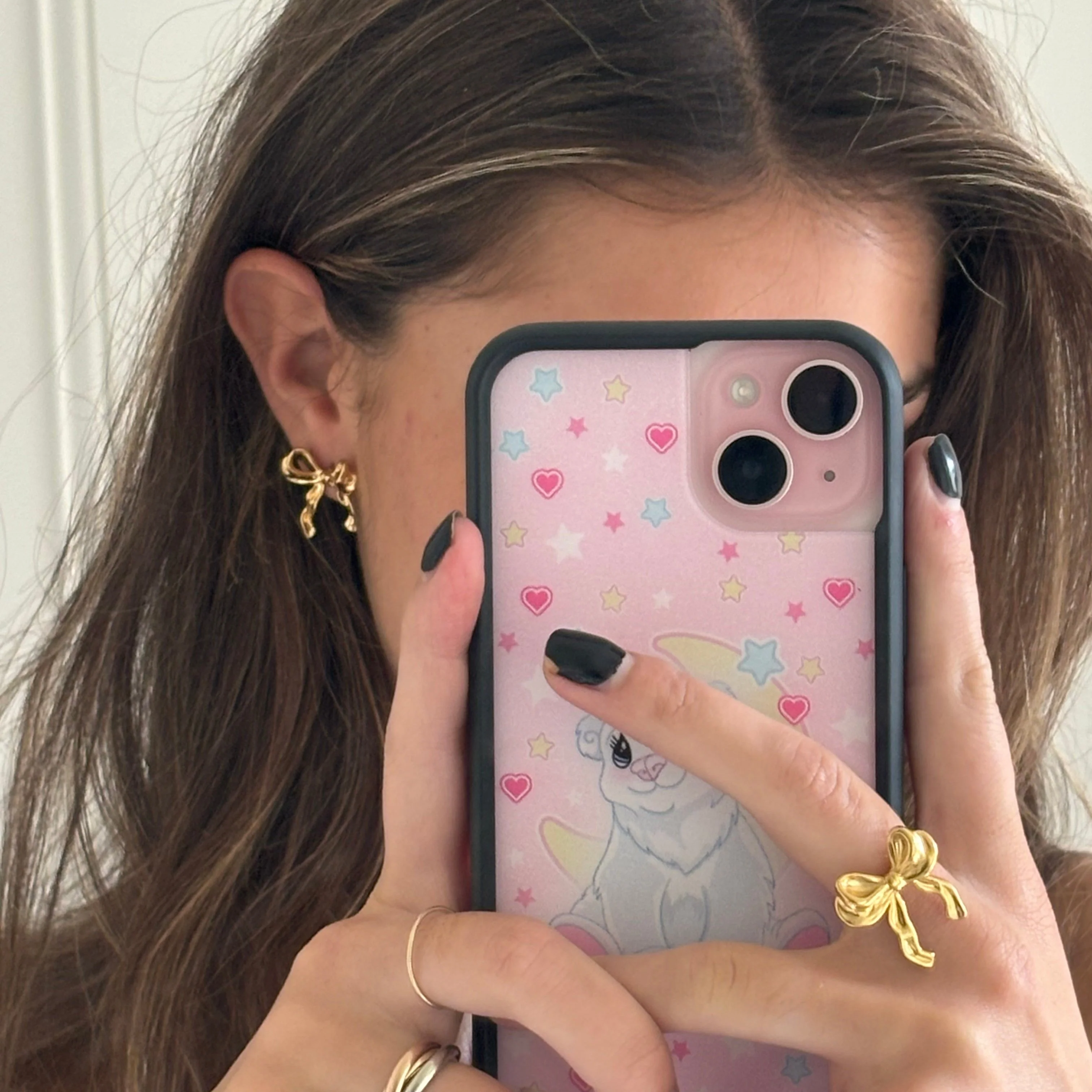 VIOLET RIBBON STUDS - Image 4
